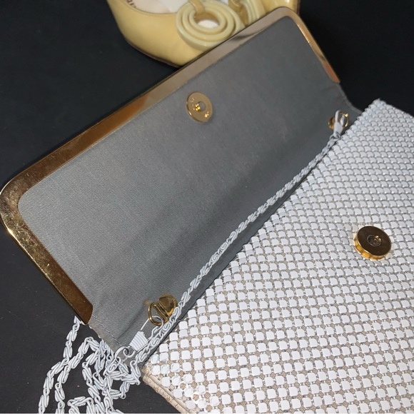 v i n t a g e :: Glam Metal Chain Mail Mesh Envelope Purse Clutch - Picture 8 of 13